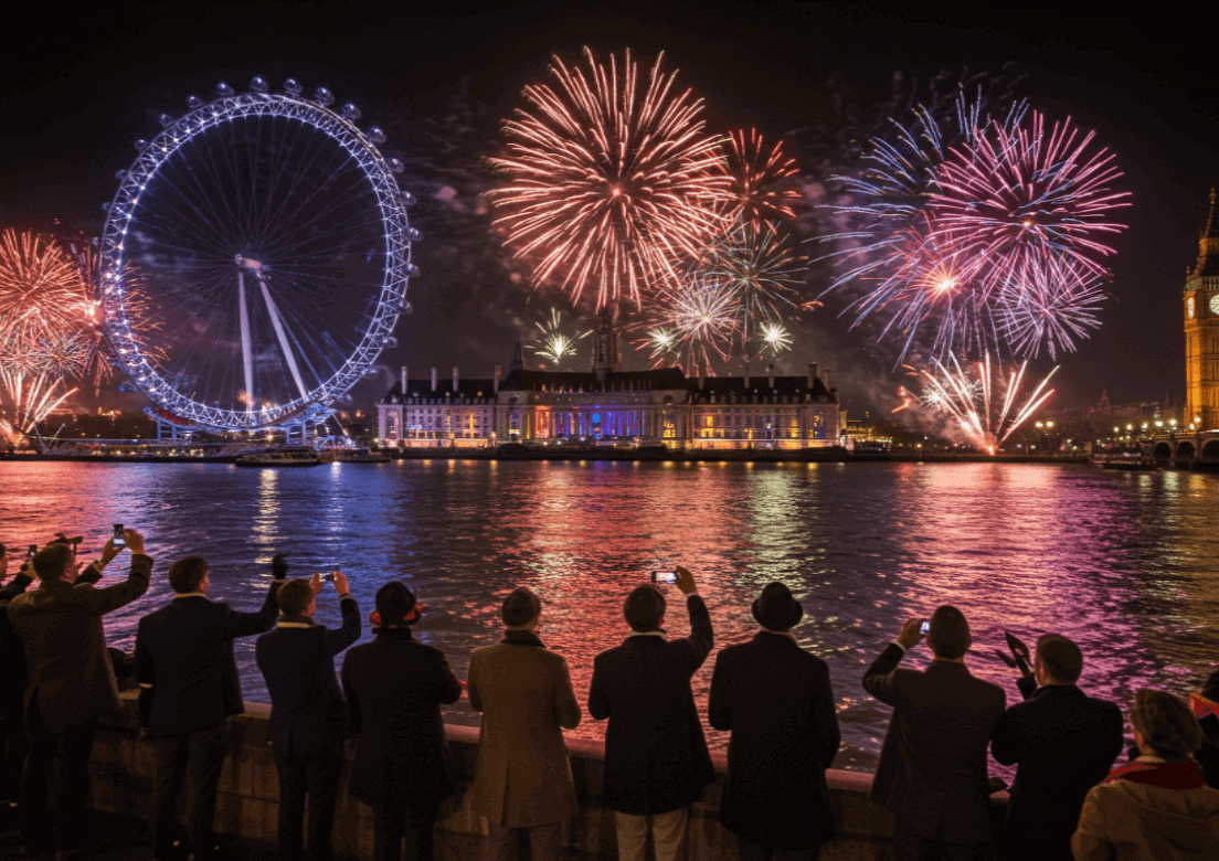 London New Year's Eve Fireworks